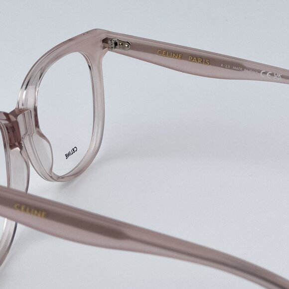 Celine CL5010IN 072 THIN 2 DOTS BRAND NEW Eyeglasses Rose Pink Unisex Geometric - Picture 9 of 11